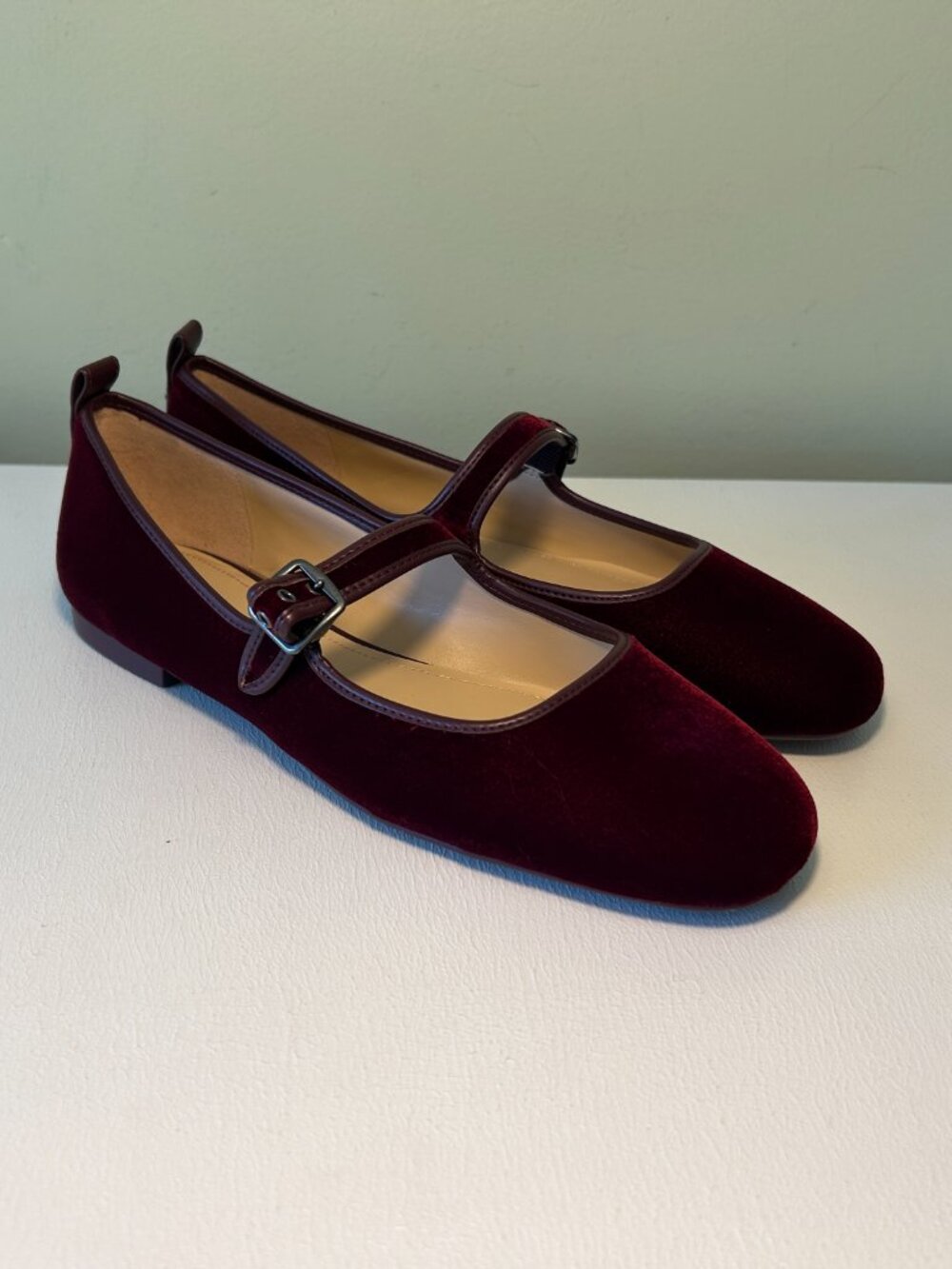 Coach Women's C Rivet Velvet Mary Janes - Picture 6 of 16
